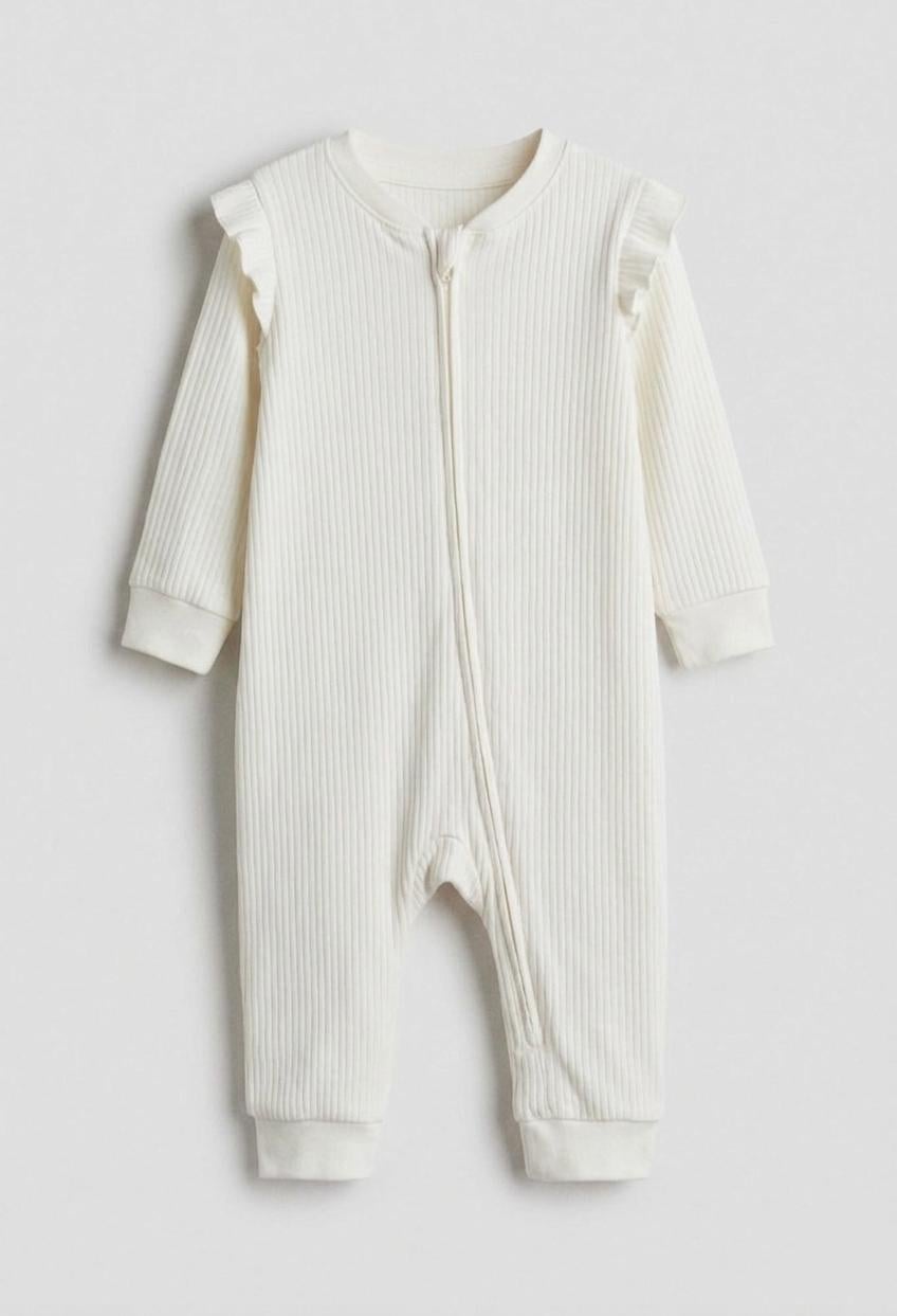 Чоловічок дитячий для дівчинки H&M 98 см Білий (25121102A1)