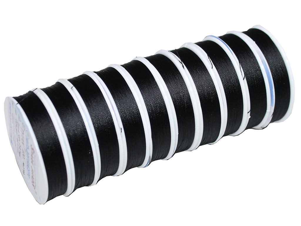 Нитки для бисера TYTAN № 2500 10 шт. 0.1 мм 100 м Черный - фото 3 Нитки для бисера TYTAN № 2500 10 шт. 0.1 мм 100 м Черный - фото 3