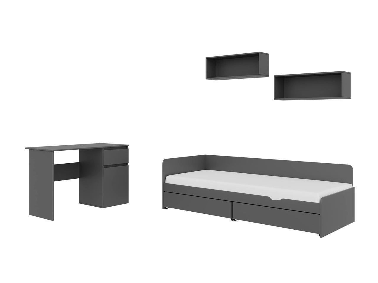 Спальня дитяча Еверест Лайт-1 Графітовий (ЕВ20809.01)