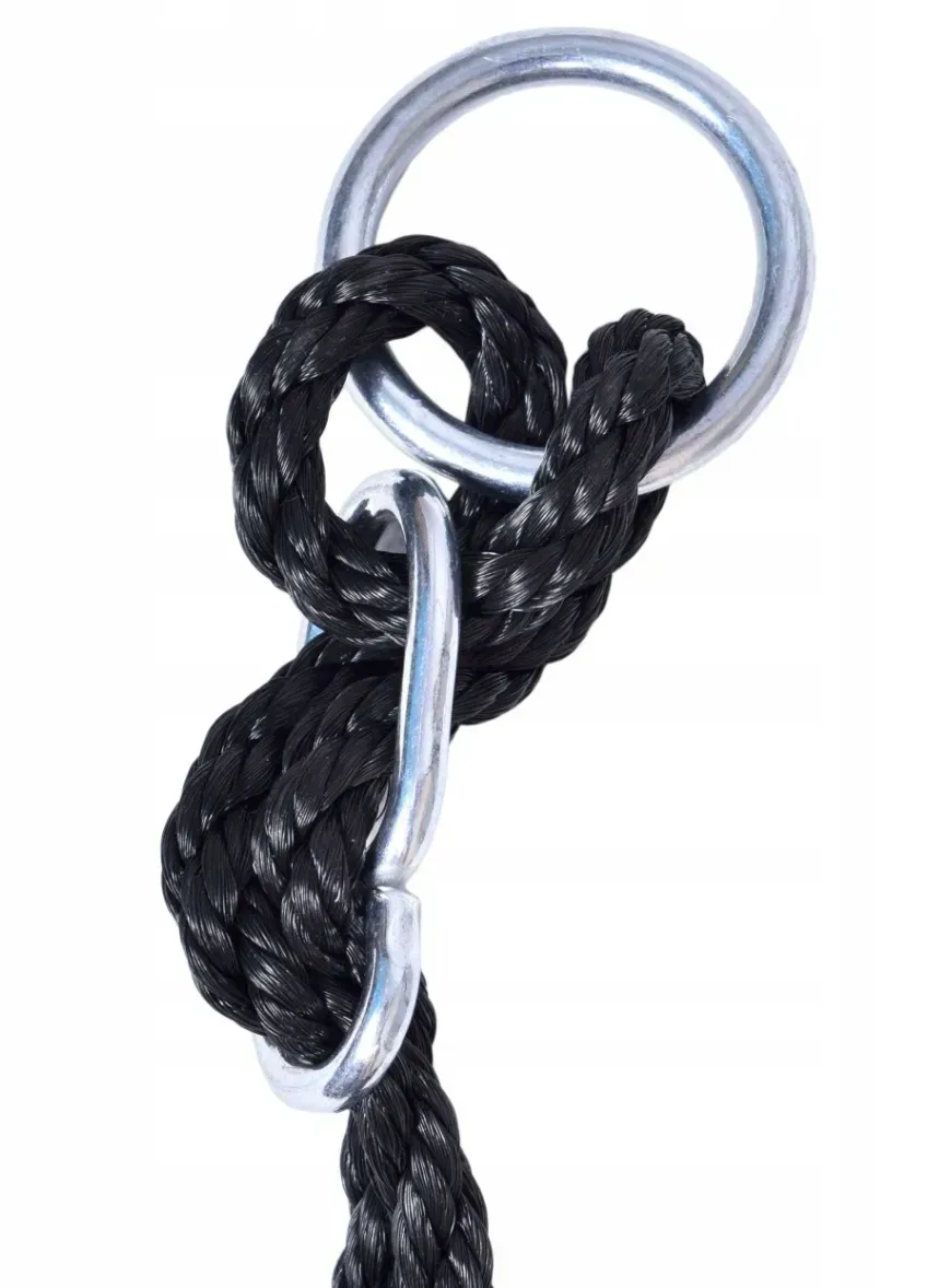 Качеля гнездо аиста подвесная GardenLine 100 см 150 кг Желтый - фото 2