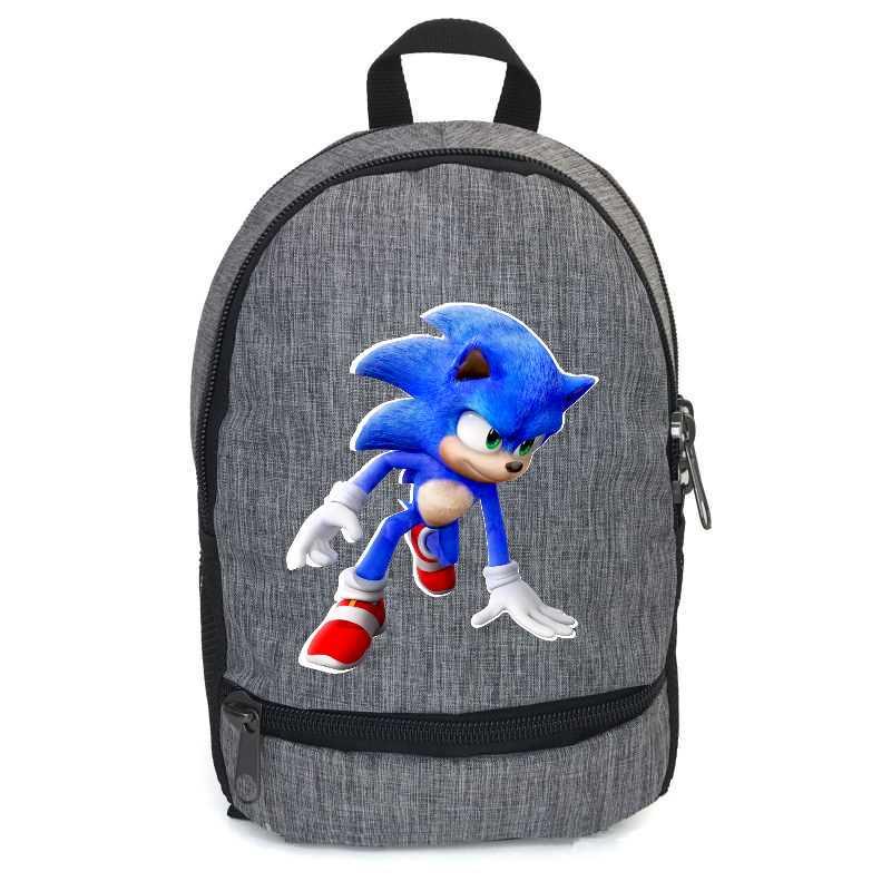 Школьный рюкзак подростковый Cappucino Toys Соник SNC 003-gry 12,5 л Серый (1669041371)