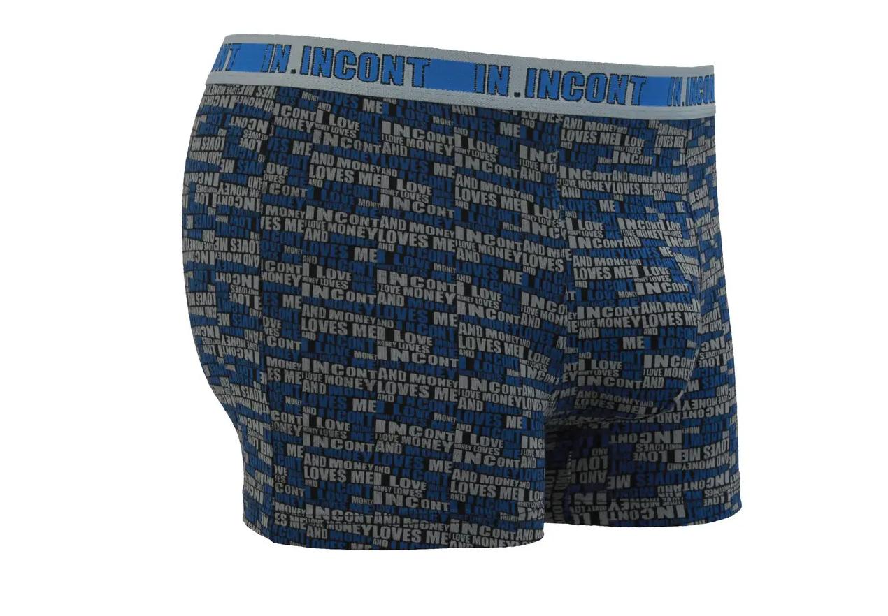 Мужские трусы IN.INCONT стрейчевые XL р. 46-48 Синий (9075)