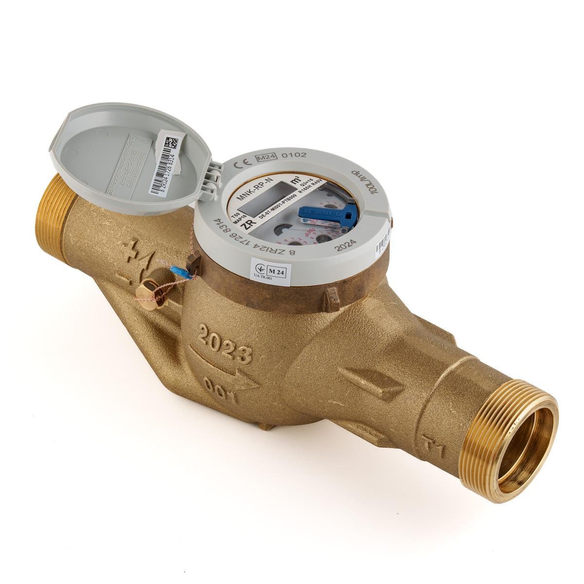 Счетчик холодной воды IP68 Zenner MNK-RP-N Ду 40 мокроходный с защищенными роликами (MNK-RP-N40)