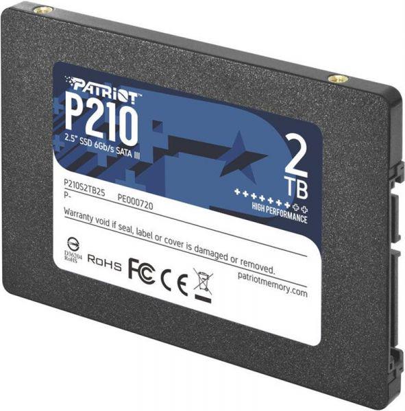 SSD-накопичувач Patriot P210 2TB 2,5" SATAIII TLC (P210S2TB25) - фото 2 SSD-накопичувач Patriot P210 2TB 2,5" SATAIII TLC (P210S2TB25) - фото 2
