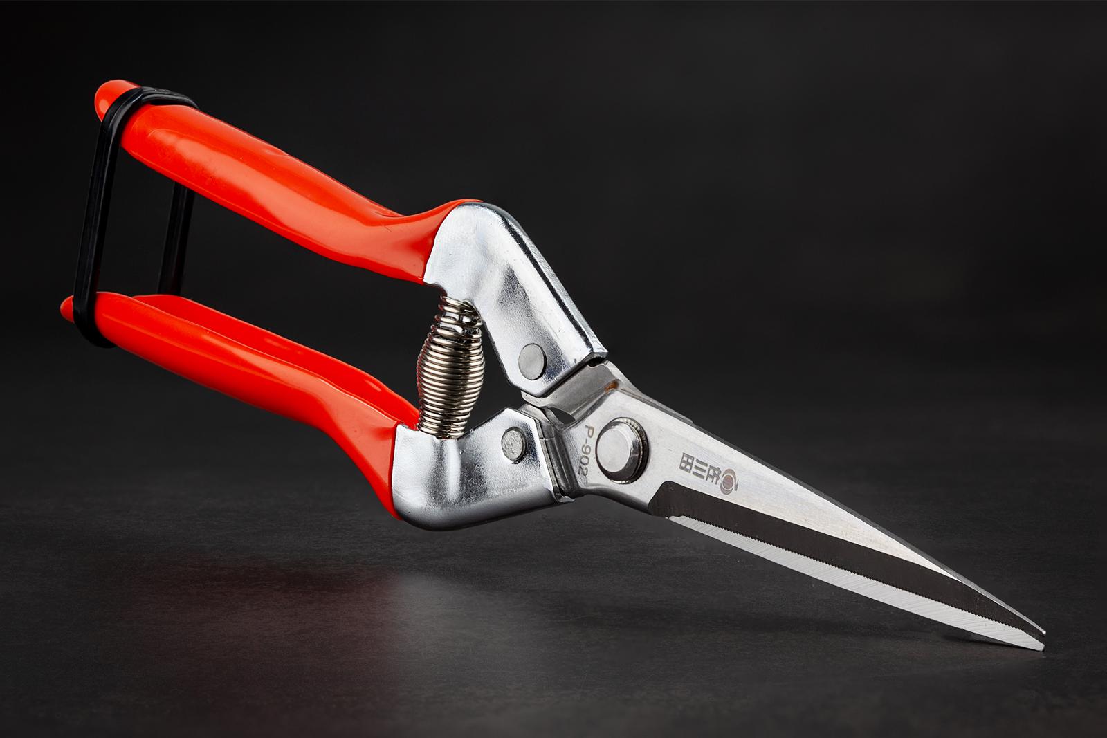 Садові ножиці Sagawata з нержавіючої сталі подовжені 215 мм (P-902_L) - фото 4