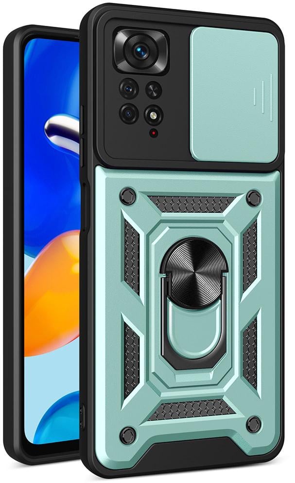 Чехол с защитой камеры 3DGuard Xiaomi Redmi Note 12 Pro 4G Mint (33880-14)