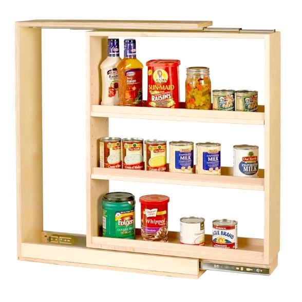 Стеллаж выдвижной из дерева Димора Бланже (ВПХ-001801)