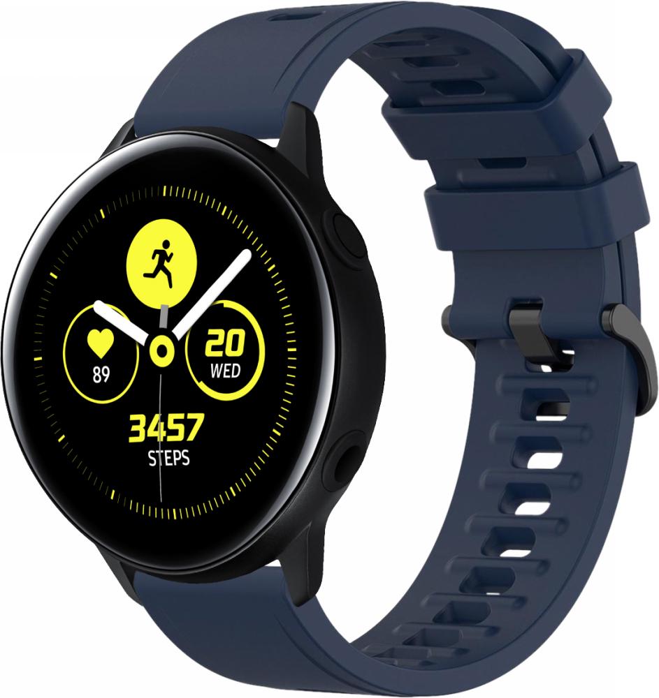 Ремешок Convex для Galaxy Watch Active 20 мм Dark blue (18489)