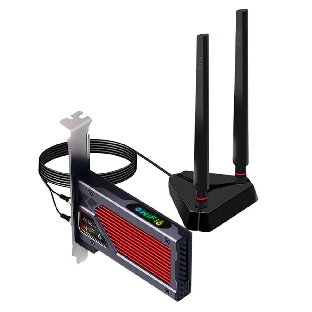 Карта сетевая беспроводная игровая WiFi 6E AX210 5374 Мбит/с RGB (1013-522-00)