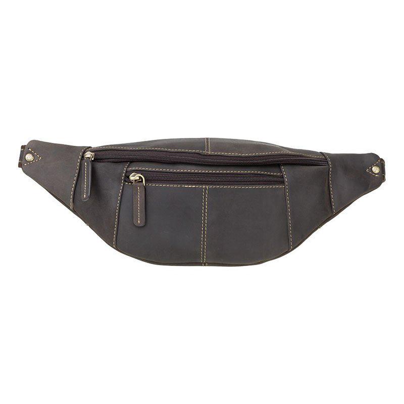 Поясная сумка кожаная Visconti 721 Bumbag Large Brown (721 OIL BR)