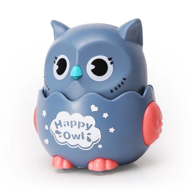 Игрушка инерционная Moonbiffy Happy Owl Gray (12312677)