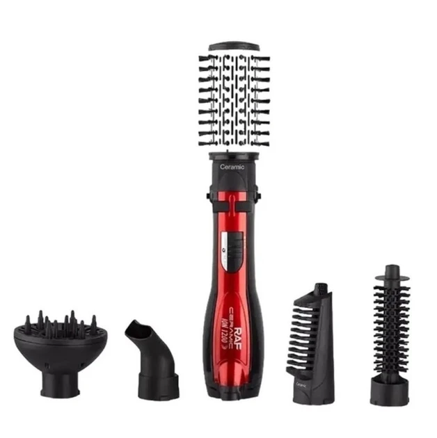 Фен-щітка для сушіння та укладання волосся RAF R.416 1200 Вт 5в1 з насадками (9767) - фото 7 Фен-щітка для сушіння та укладання волосся RAF R.416 1200 Вт 5в1 з насадками (9767) - фото 7