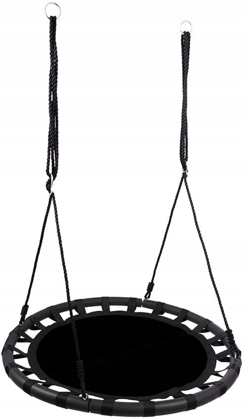 Кресло-качели подвесные Funfit Garden Гнездо аиста 100 см 150 кг Черный (2768)