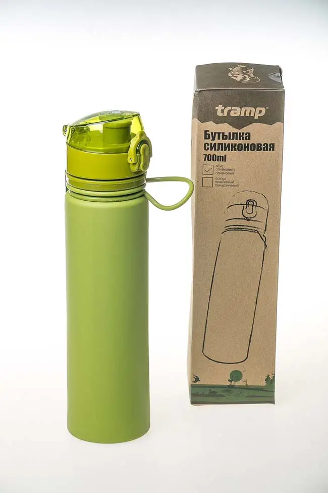 Пляшка силіконова Tramp 700 мл Olive (TRC-094 Green) - фото 4