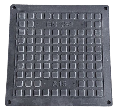 Крышка люка канализационного Войс А15 600х600 мм 4 т Черный (voys61) - фото 2