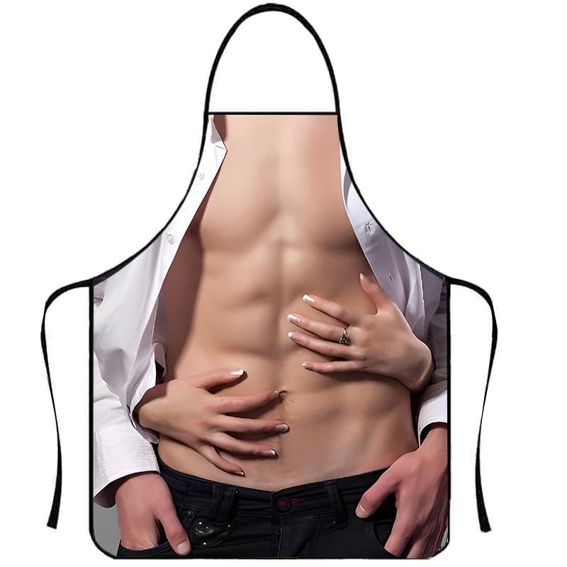 Фартук с приколом для мужчин торс с женскими руками 80x60 см Разноцветный (50242) Фартук с приколом для мужчин торс с женскими руками 80x60 см Разноцветный (50242)