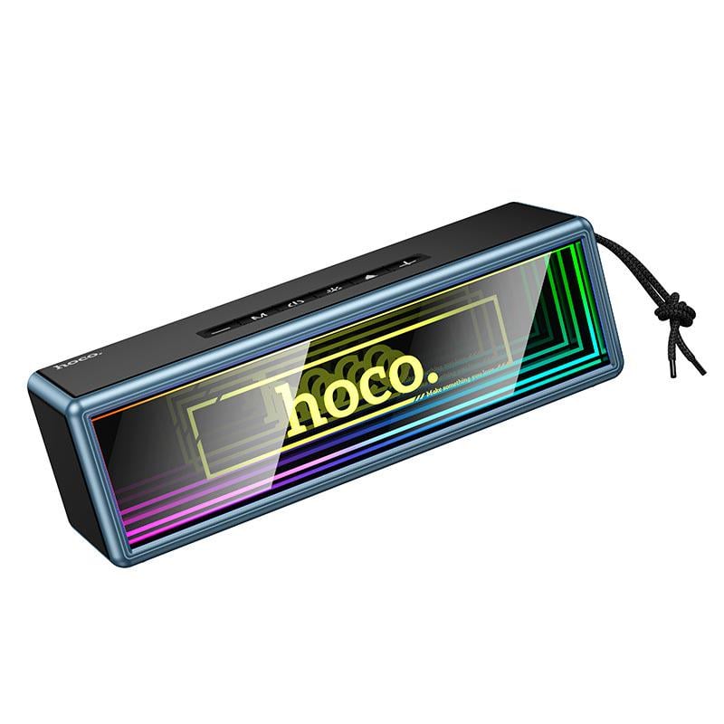 Портативна колонка з підсвічуванням Hoco HC40 Luz 20 Вт IPX4 з Bluetooth/AUX/FM/USB/TF картами та підтримкою TWS Black (26805)