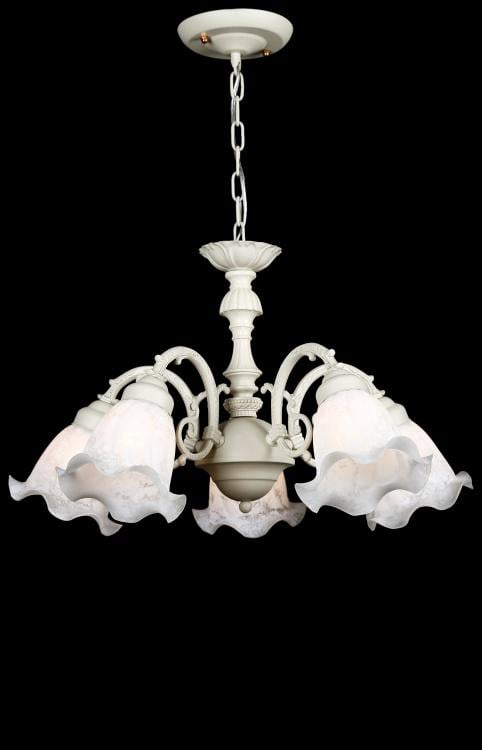 Люстра с плафонами Ray L5069/5 WT1 (IR006391) Люстра с плафонами Ray L5069/5 WT1 (IR006391)