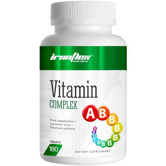Витаминно-минеральный комплекс для спорта IronFlex Vitamin Complex 180 Tabs
