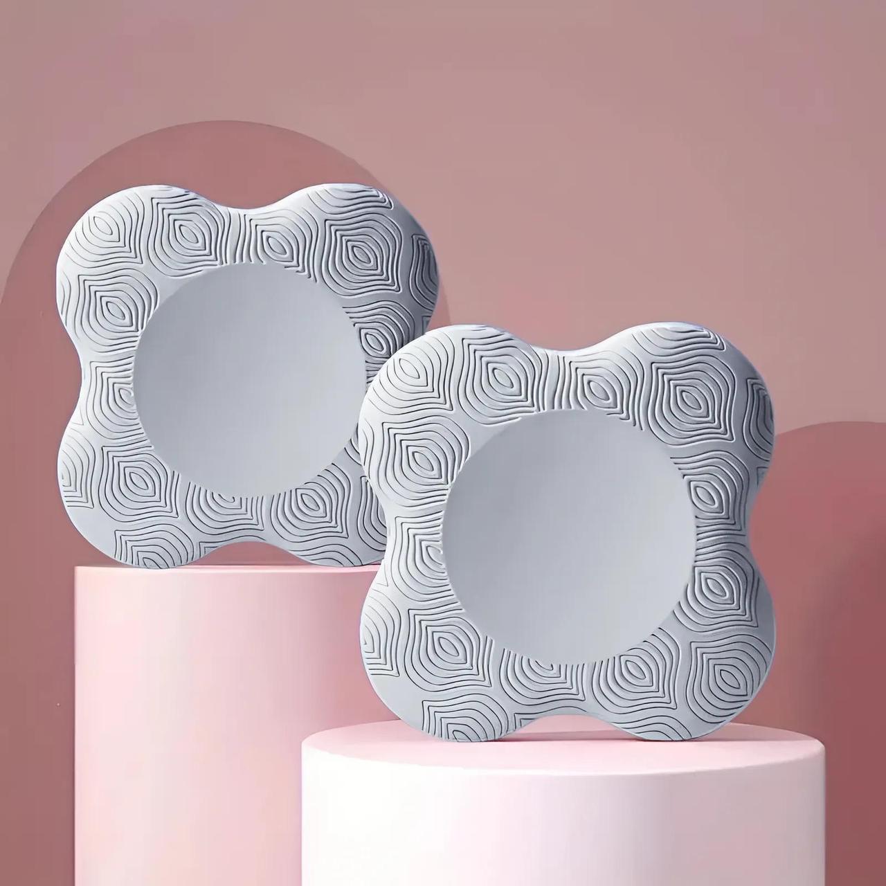 Підставка під коліно та лікоть для йоги та пілатесу Yolife 2 шт. Сірий (2594986445)