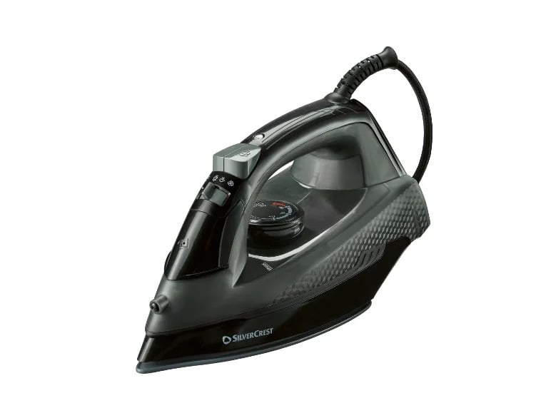 Утюг паровой Silver Crest SDBG 2200 A1 керамическая подошва 2180 Вт Black/Grey (31330828)