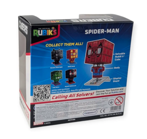 Кубик Рубіка Rubik's Cubers Кубик Людина-Павук (6070145) - фото 3 Кубик Рубіка Rubik's Cubers Кубик Людина-Павук (6070145) - фото 3