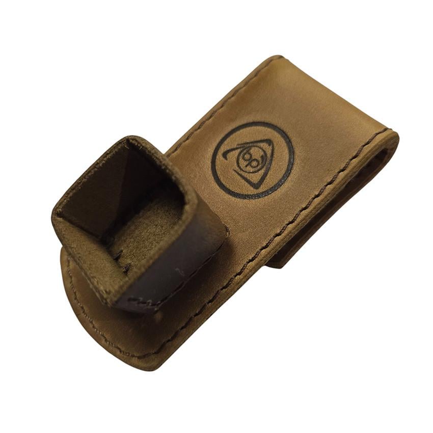 Держатель для мела кожаный Billiard-Prime Горчичный