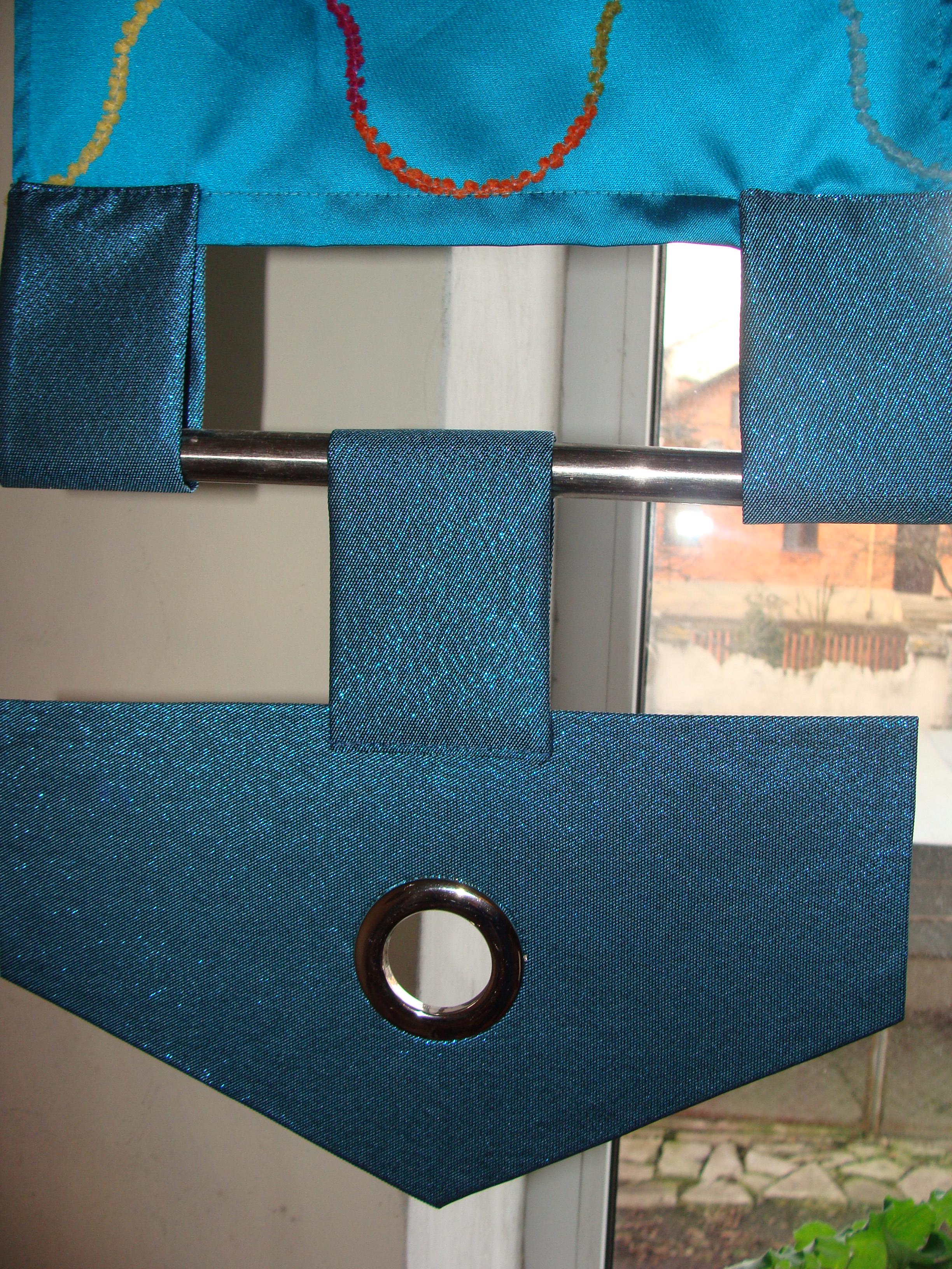 Комплект панельних занавесок Firanka Домики 200 см 5 шт. Бирюзовые (2_3п) - фото 3 Комплект панельних занавесок Firanka Домики 200 см 5 шт. Бирюзовые (2_3п) - фото 3