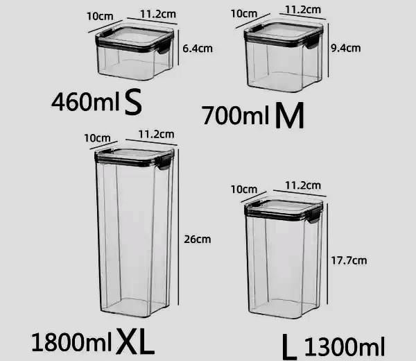 Набор емкостей для сыпучих продуктов (23705446) - фото 9