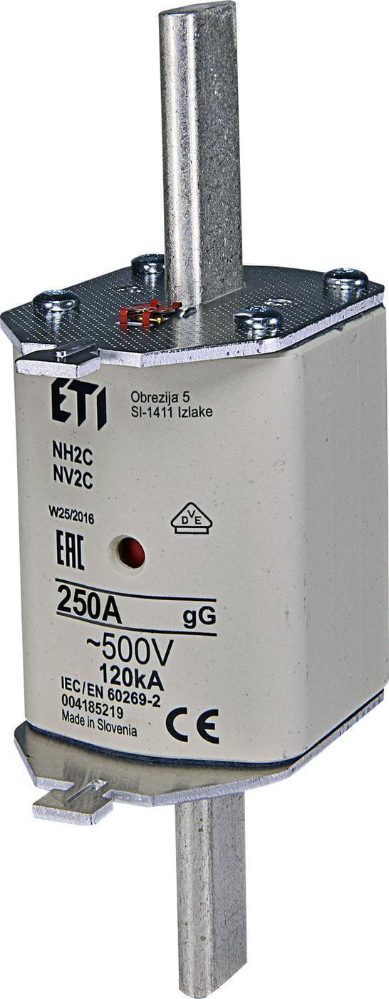 Предохранитель ETI NH-2C/gG 250A 500V KOMBI (4185219)