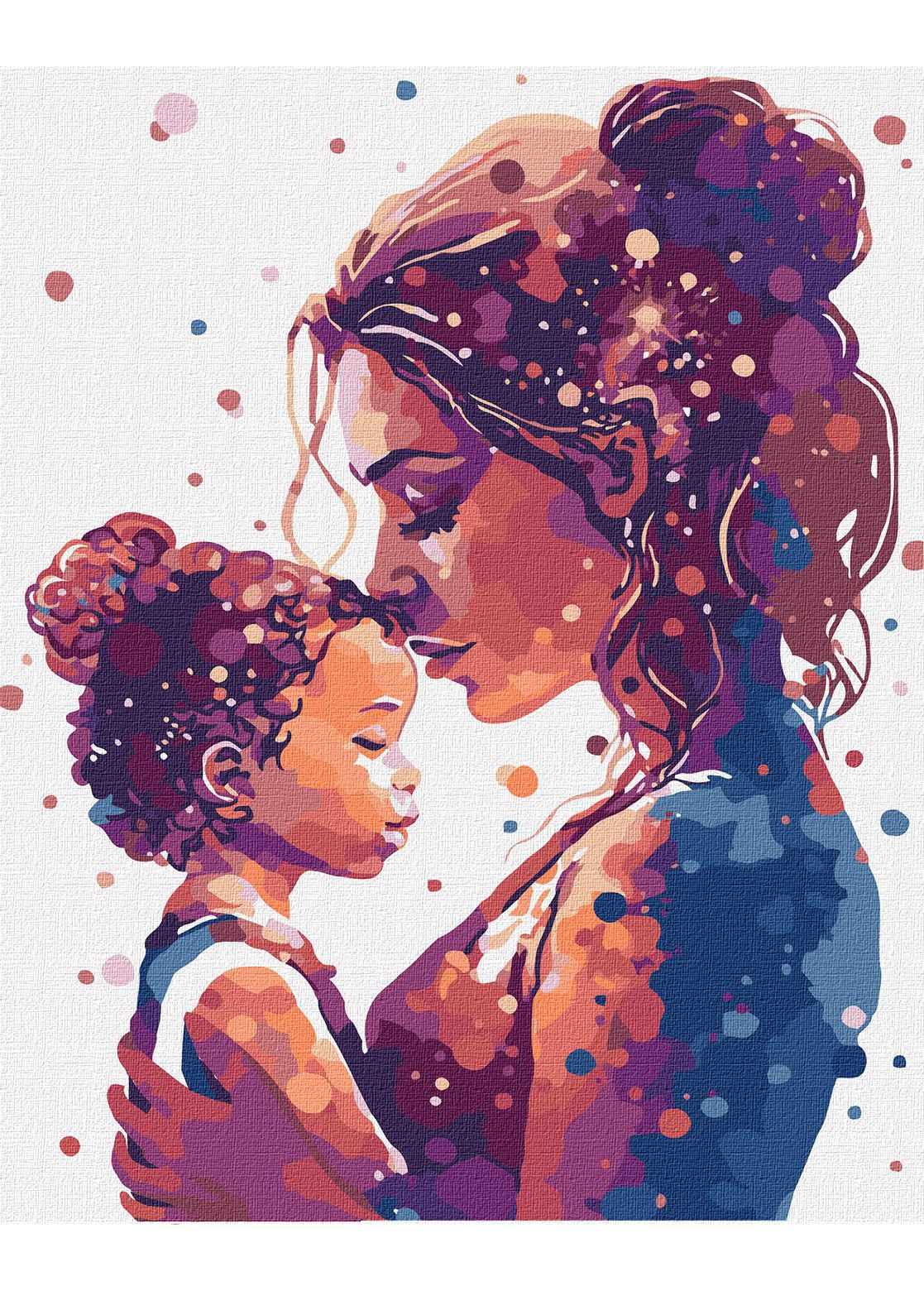 Картина по номерам Идейка Объятия матери 40х50 см (KHO8345)