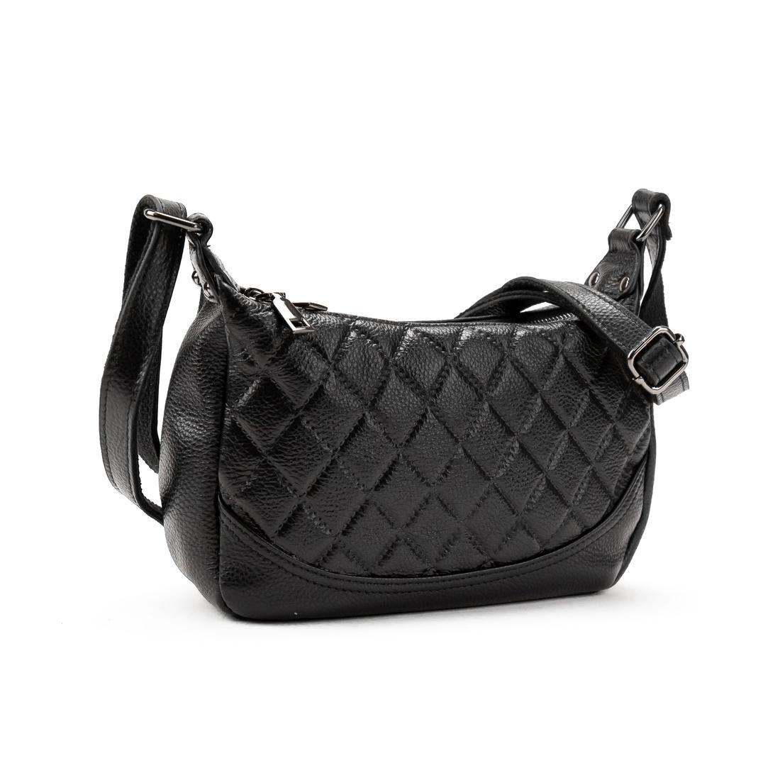 Женская сумка через плечо Royal Bag A25F-W-1308A из натуральной кожи Черный (6949)