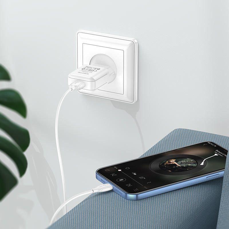 Зарядное устройство Borofone BA64A 1USB/2,1A и кабель Type-C (20457620) - фото 3