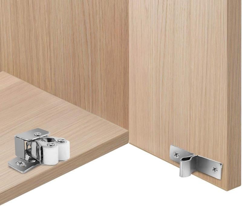 Мебельный замок роликовый металлический для закрывания дверей Серебристый (2789190565) - фото 4 Мебельный замок роликовый металлический для закрывания дверей Серебристый (2789190565) - фото 4