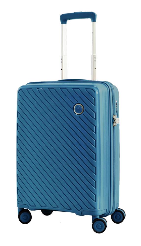 Чемодан маленький из полипропилена Snowball 20703 ручная кладь Синий