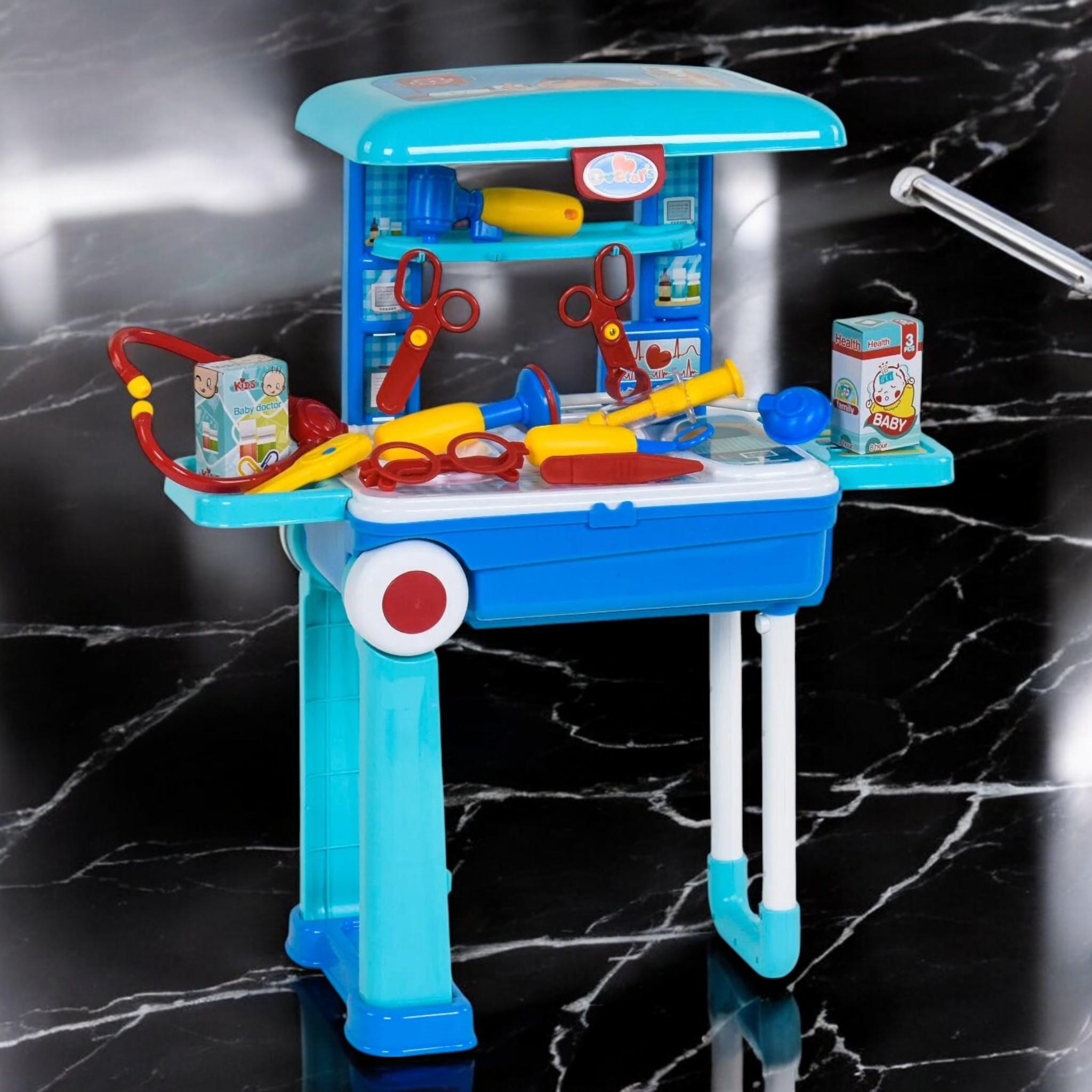 Игровой набор xiong cheng doctor kids 2в1 в чемодане (G_008-925) - фото 3