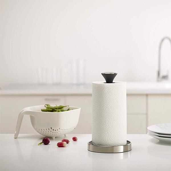 Держатель для бумажных полотенец Joseph Joseph Push& Tear 16х16х28 см Черный (85140) - фото 6 Держатель для бумажных полотенец Joseph Joseph Push& Tear 16х16х28 см Черный (85140) - фото 6