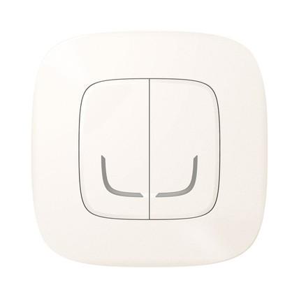 Вимикач бездротовий розумний Legrand Valena Allure with NETATMO 2-клавішний Перлинний (23231151)