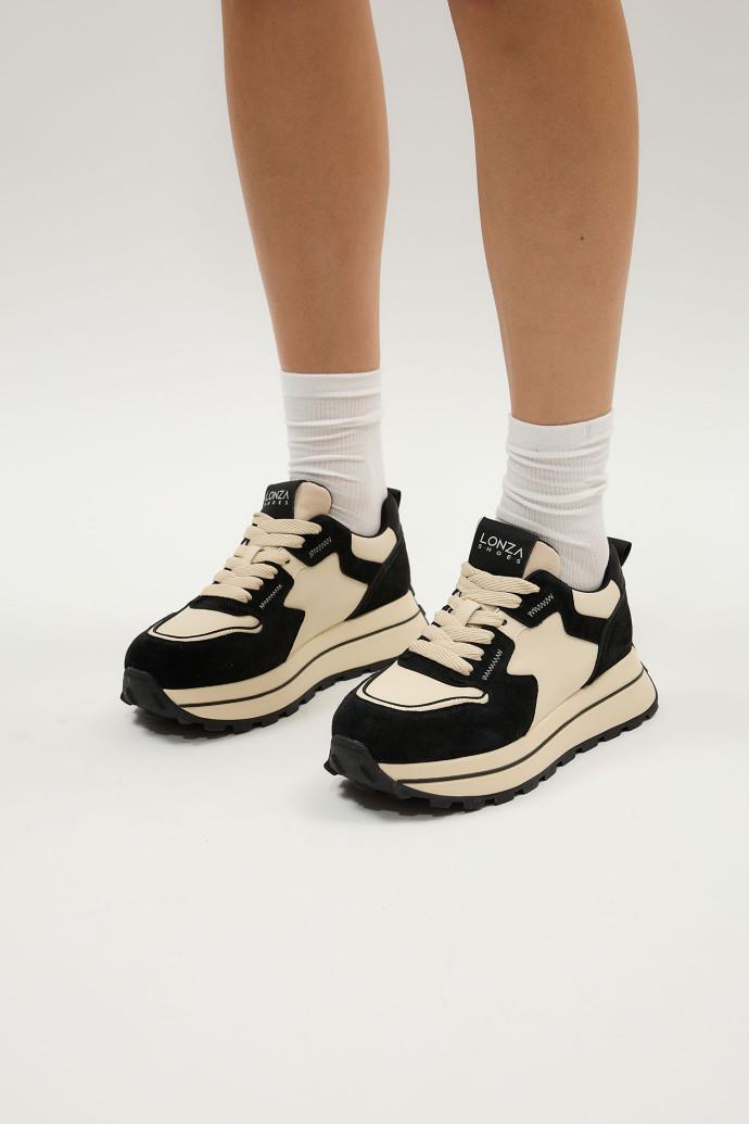 Кросівки LONZA 204451 р. 37 Чорний (22182_37) - фото 4 Кросівки LONZA 204451 р. 37 Чорний (22182_37) - фото 4