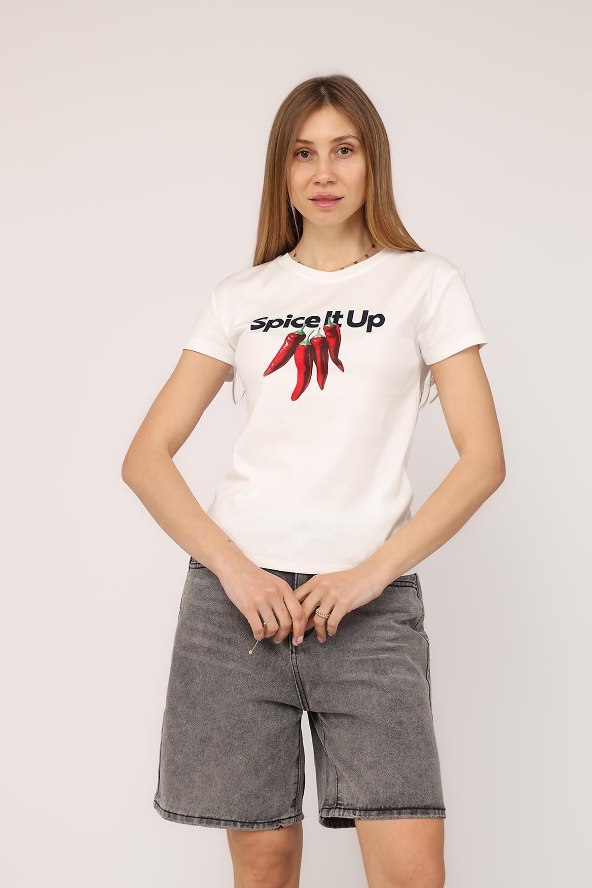 Футболка с коротким рукавом женская ЦБ-00275866 р. 46 Белый (SKT001062827) Футболка с коротким рукавом женская ЦБ-00275866 р. 46 Белый (SKT001062827)