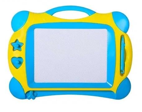 Дошка для малювання магнітна 32,5х24,5 см Блакитно-жовтий (С1406)