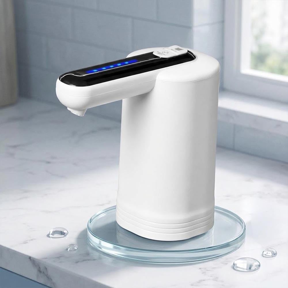 Помпа для воды электрическая с аккумулятором 800 mAh Белый (0052-0001)