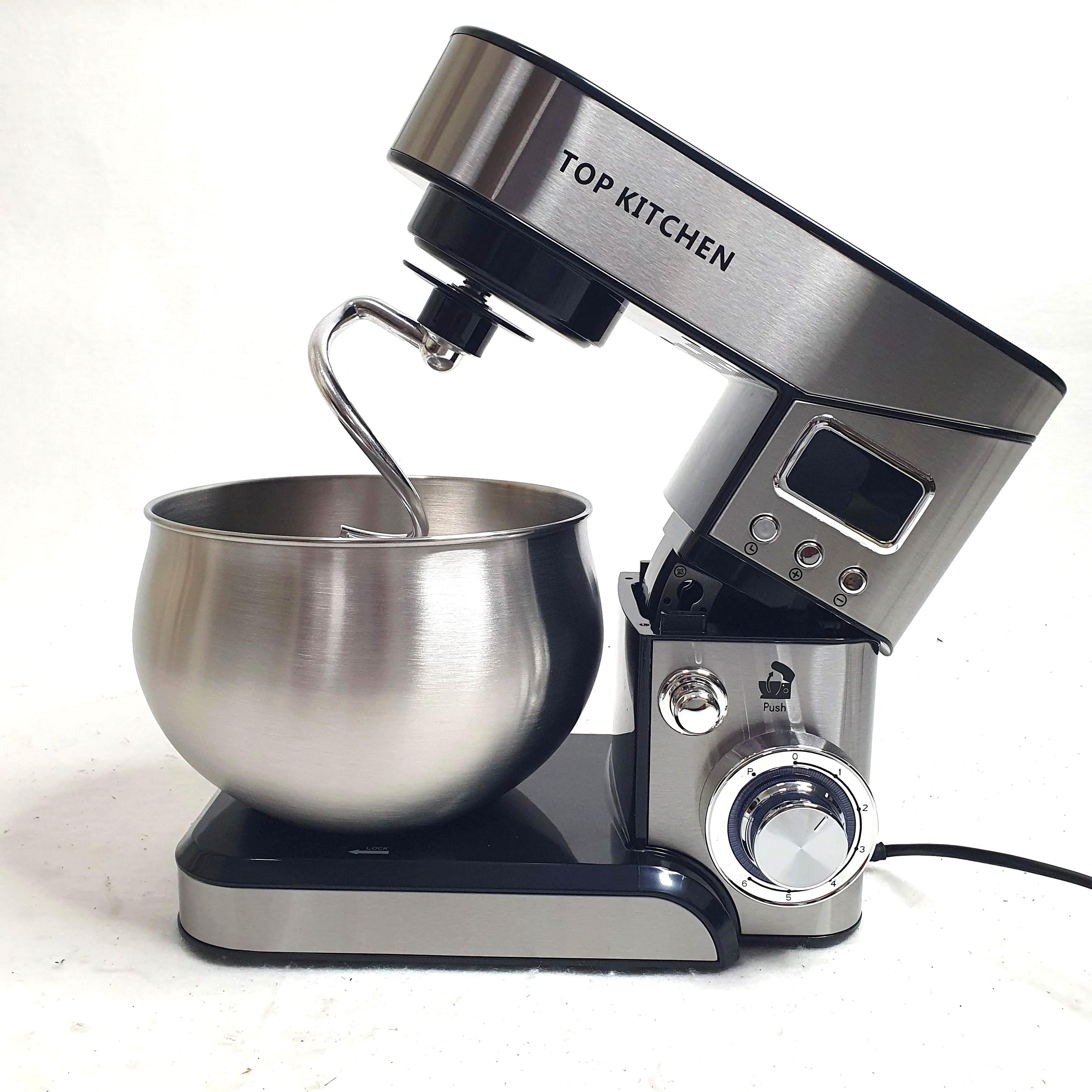 Миксер планетарный Top Kitchen с дисплеем нержавеющая сталь 4000 Вт с чашей 6 л (30078834) Миксер планетарный Top Kitchen с дисплеем нержавеющая сталь 4000 Вт с чашей 6 л (30078834)