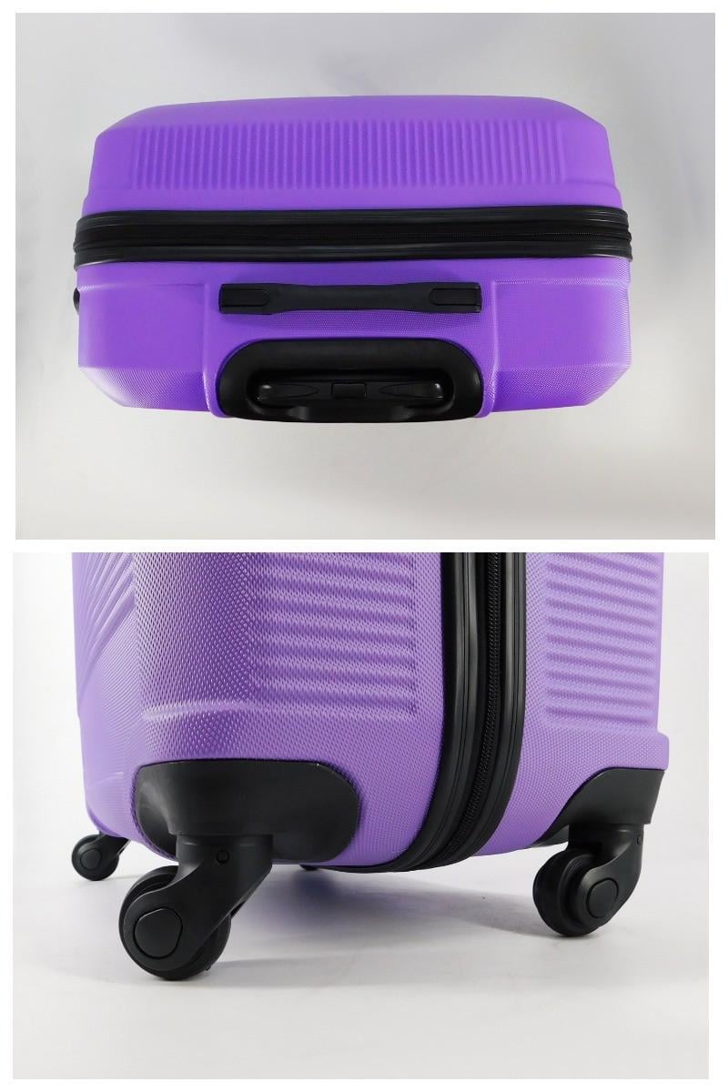 Валіза пластикова Nuri 270 маленька Фіолетовий - фото 2 Валіза пластикова Nuri 270 маленька Фіолетовий - фото 2
