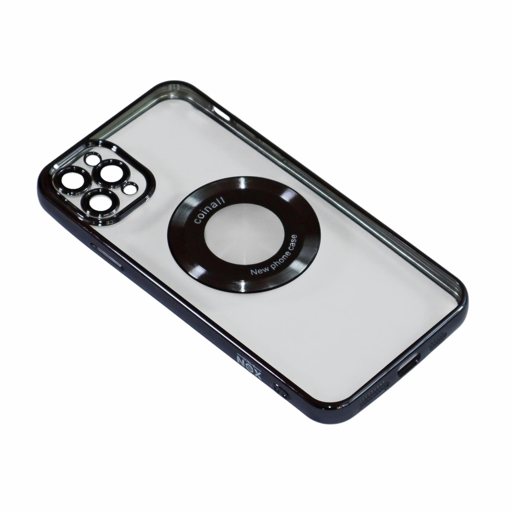 Магнитный чехол XON PhoneCase Magnetic для iPhone 11 Pro Max (PCMC1111400B 8000) Черный/Прозрачный