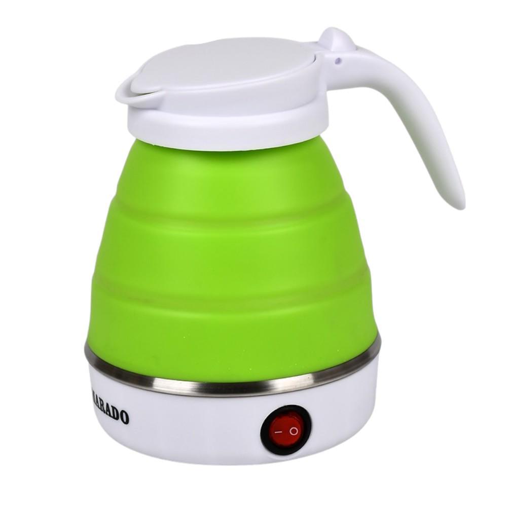 Чайник электрический Marado MA1613 0,6 л 600W Складной силикон Салатовый/Белый