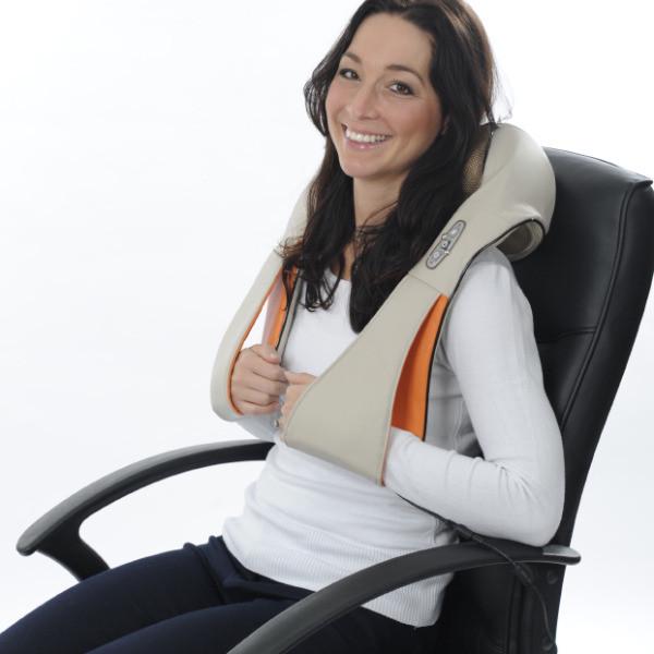 Роликовый массажер для спины шеи поясницы UKC Massager of Neck Kneading 12V 24W Orange (e3271183) - фото 4 Роликовый массажер для спины шеи поясницы UKC Massager of Neck Kneading 12V 24W Orange (e3271183) - фото 4