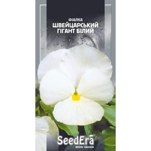 Семена цветов Семейный сад Фиалка садовая Швейцарский гигант белый 0,1 г (CS-1234)