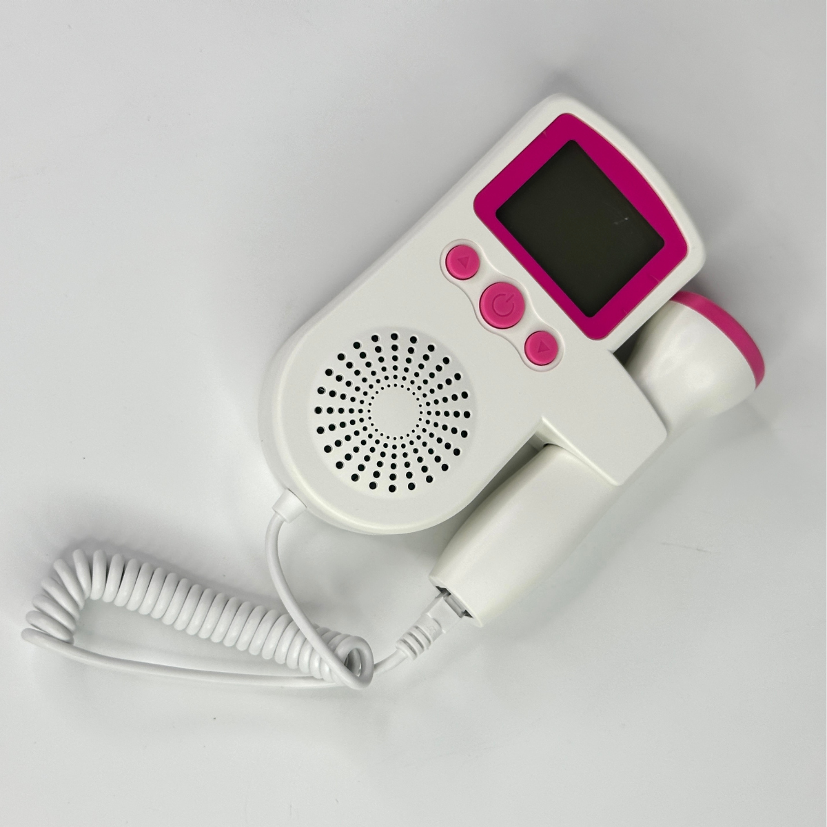Доплер фетальний ультразвуковий з дисплеєм 3 МГц Біло-рожевий (SJL-105-White/Roze) - фото 4 Доплер фетальний ультразвуковий з дисплеєм 3 МГц Біло-рожевий (SJL-105-White/Roze) - фото 4