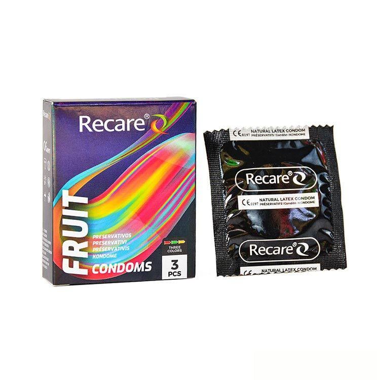 Презерватив Recare Holographic Fruit Flavour Мята/Банан/Клубника 3 шт.